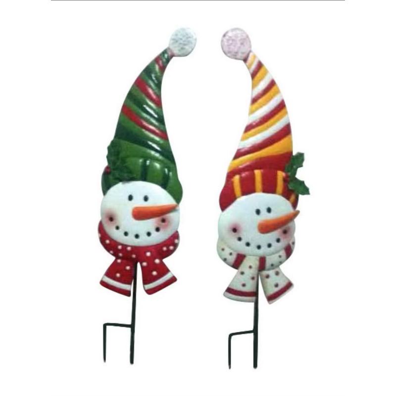 Christmas Garden Metal Stakes