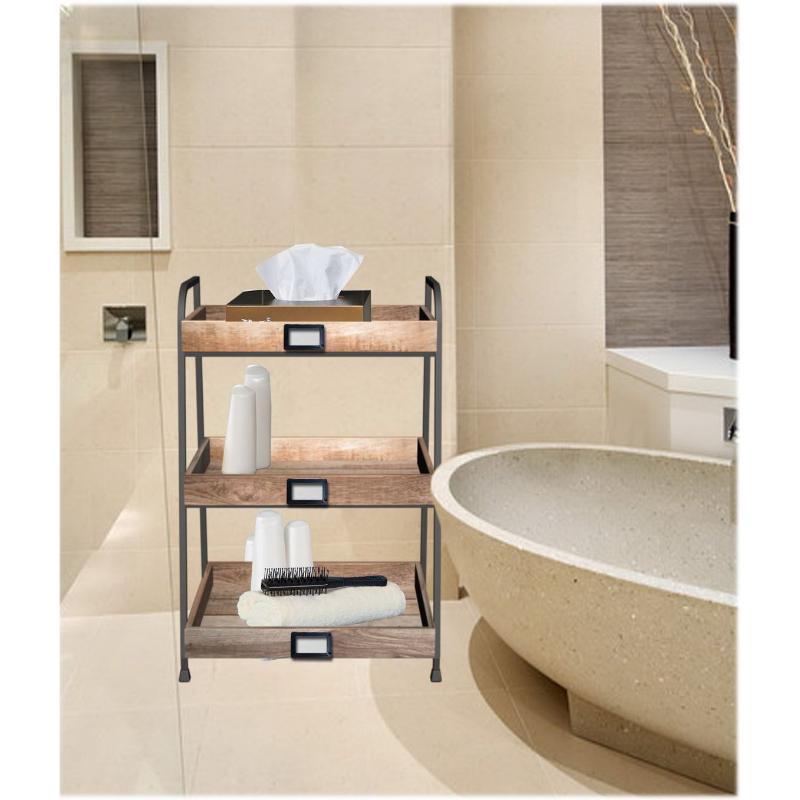 3-Tier Bathroom Ladder Shelf