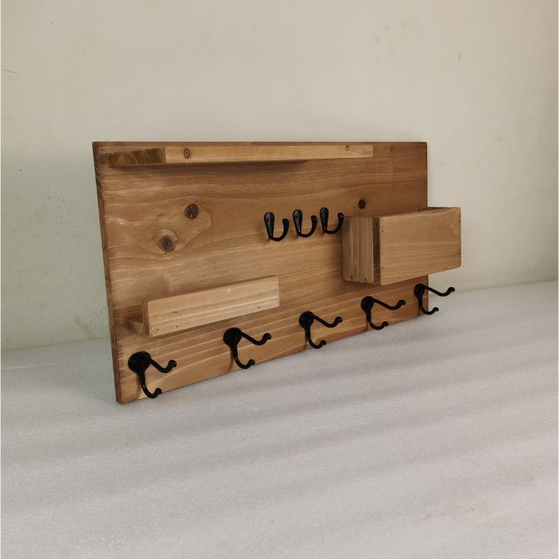 Wall Hooks with Shelf, Coat Rack Wall Mount