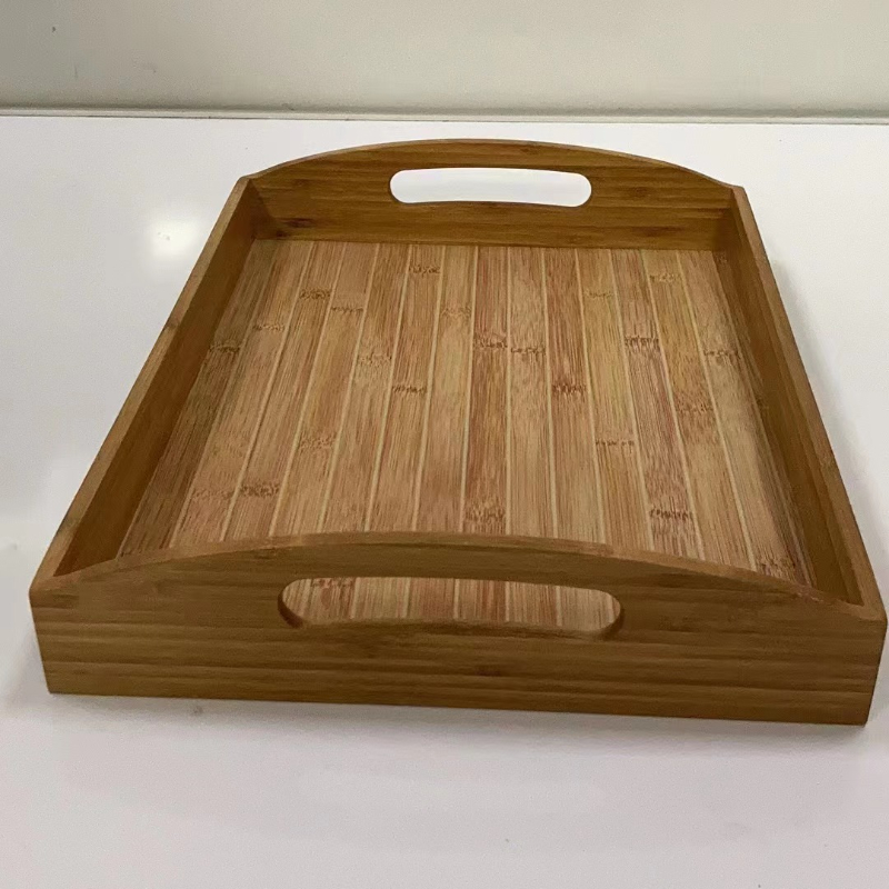 Bamboo Breakfast Tray Wooden Trays for Eating, Working, Storing, Used in Bedroom, Kitchen, Living Room, Bathroom, Hospital and Outdoors