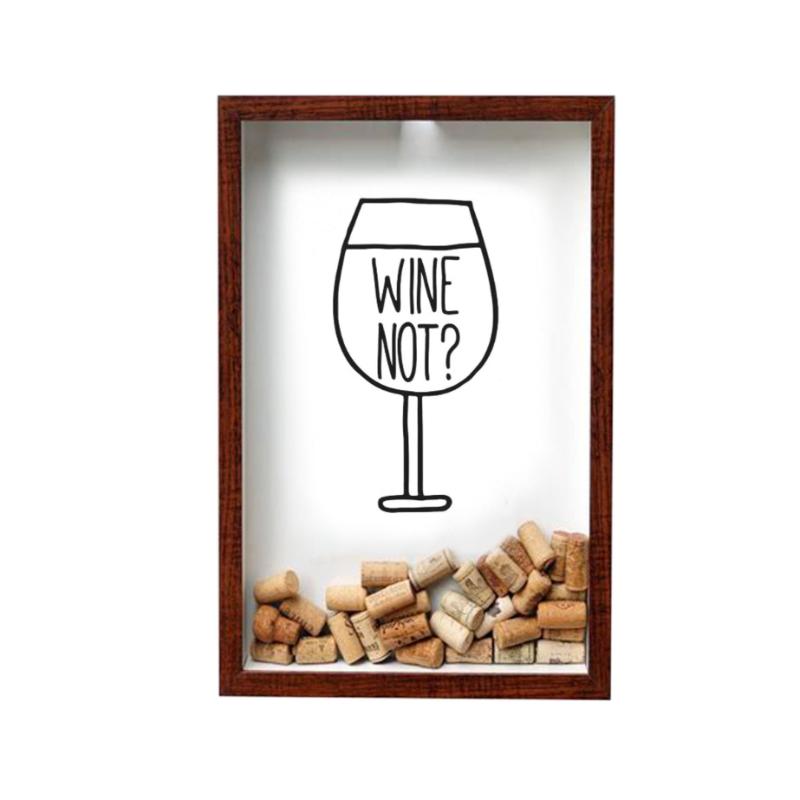 Warehouse Shadowbox Wine Cork Holder 