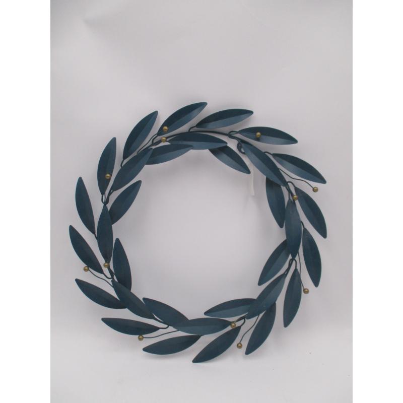 Leaves Metal Wreath Wall Decor for Front Door