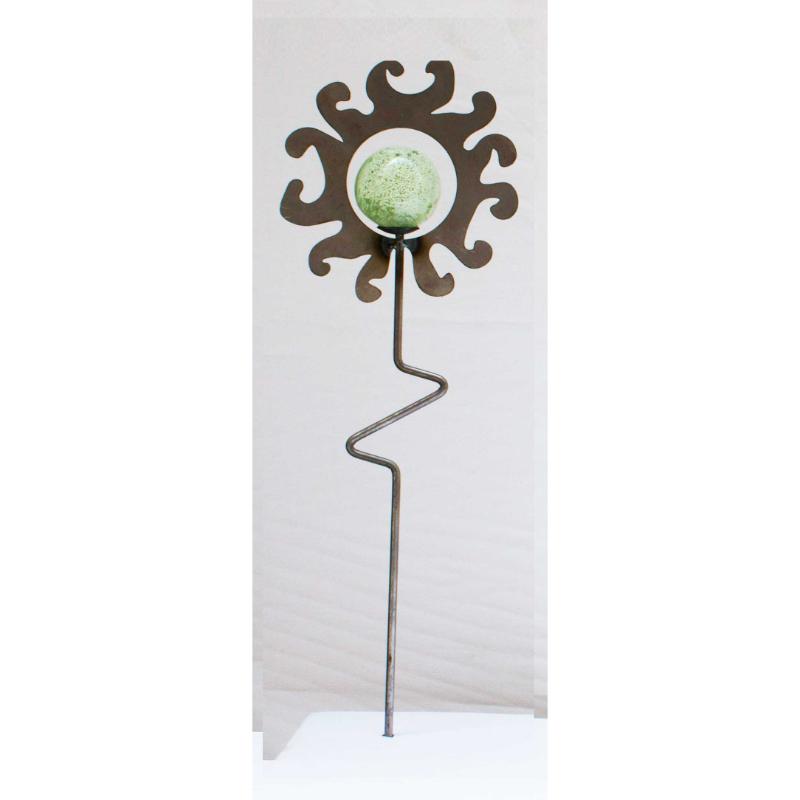 Luminous sun shape garden stake